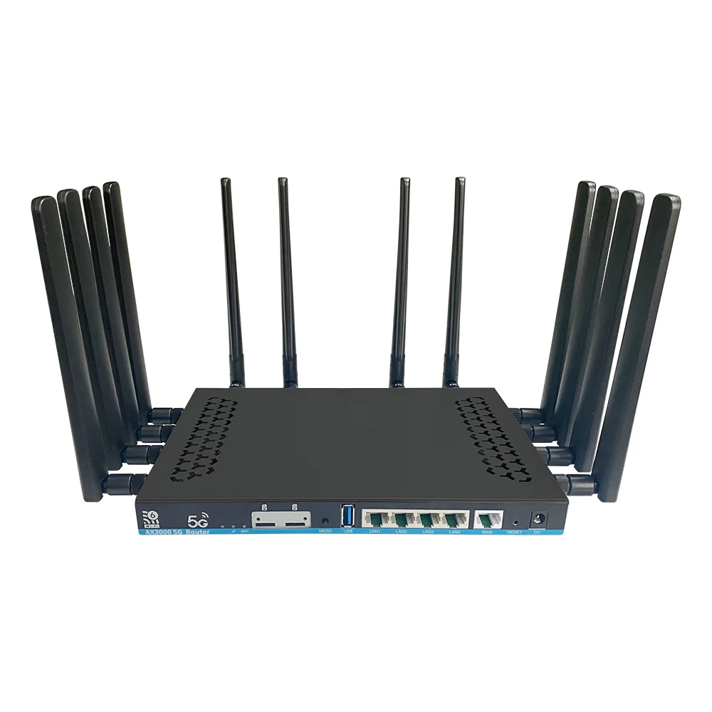 

Factory Direct 802.11ax 3000Mbps Openwrt Gigabit Wired Supports 2.4G &5G
