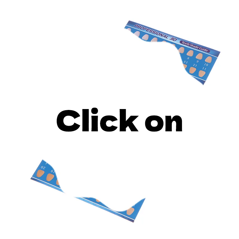 

10Pcs Professional 20 Colors Teeth Whitening Effective Compare Guide Paper Chart Card For Tooth Whiter Dental Supplies