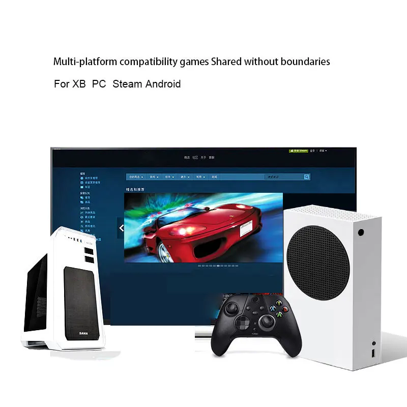 وحدة تحكم عصا التحكم اللاسلكية للهاتف المحمول Jostick Mando De Manette لـ Xbox One Series X S Console X Box Gamepad Controlador Soporte
