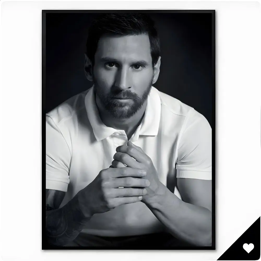Athlete Football Lionel Messi Poster Wall Art Painting for Living Room Interior Decor and Gift Options