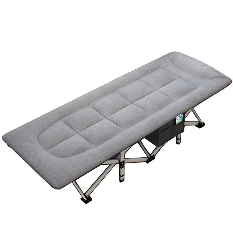 

Hot Sales Camping Beds with Cushion and Pillow Portable Padded Beach Bed Travel Office Garden Lightweight Tent Beds