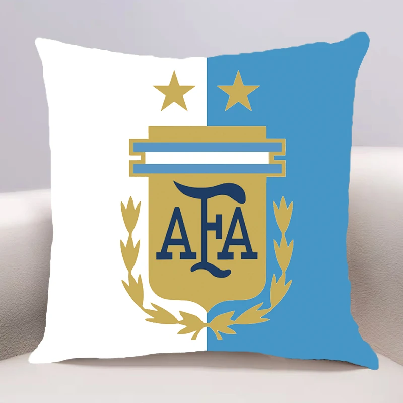 Argentina flag Cushion Cover for Sofa Pillow Case Cover Seat Car Throw Pillowcase 45X45cm For Home Decorative 148