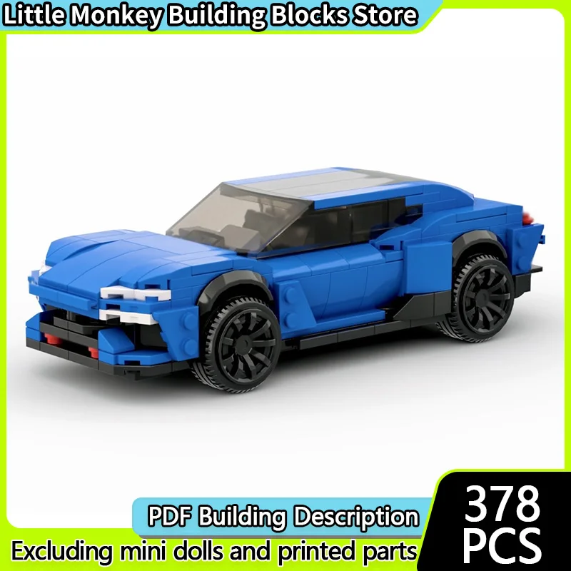 

Speed Racing Car Model MOC Building Bricks All-Electric Super SUV Modular Technology Children Holiday Gifts Assemble Toys Suit