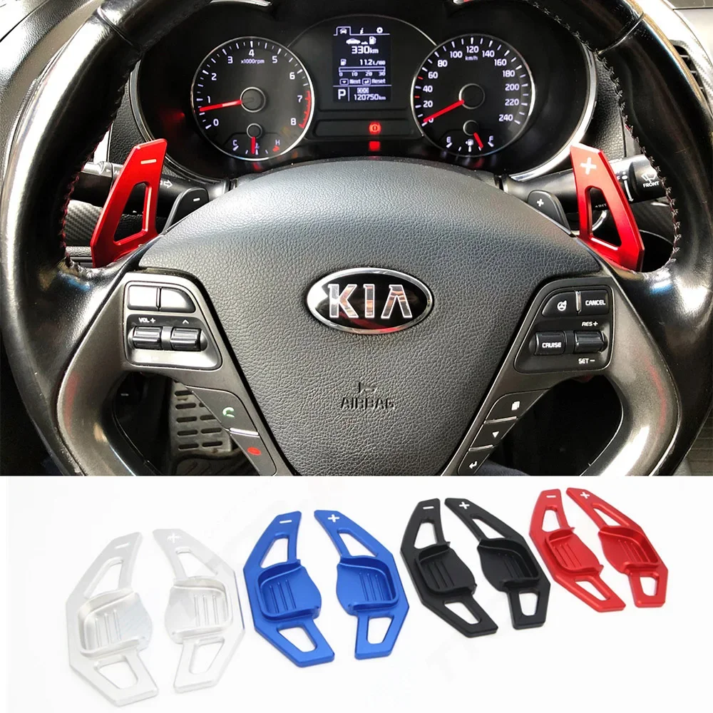 

Car Steering Wheel DSG Shift Paddle Extension Stickers For Kia Ceed Pro GT SW K3 Cerato Forte S Koup SX 2014 Accessories