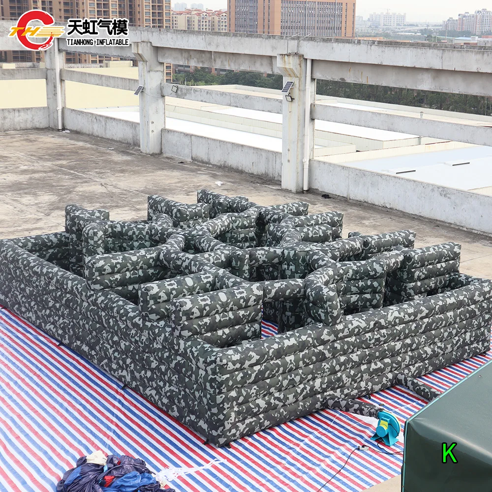 

8x6m/12x10m камуфляжный цвет надувной лабиринт бирка лабиринт с привидениями лабиринт арена карнавальная игра на продажу