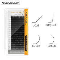 NAGARAKU N M LC LD L Curl Mink Eyelash Individual Makeup False Lashes Magnetic Eyelashes Maquillaje Eyelash Extension Cilios