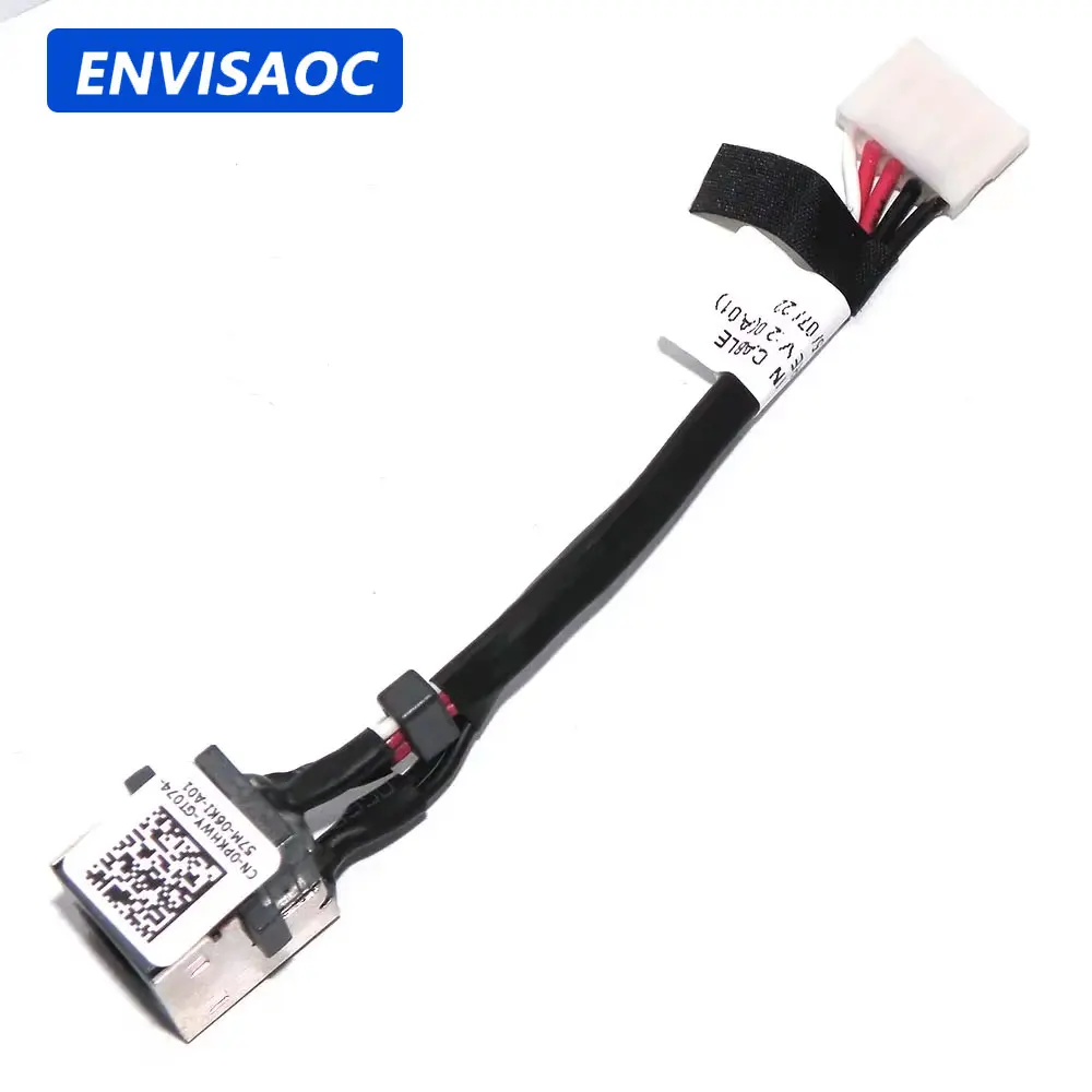 DC Power Jack Cabo para Dell Latitude E5550, Precisão 3510 Laptop, DC-IN Cabo Flex, 0PKHWY DC30100Q000