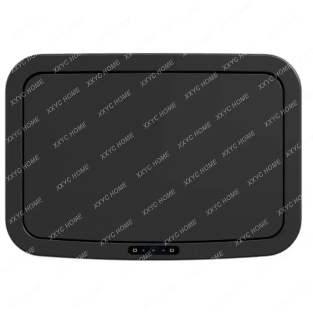 Gallon Trash Can, Plastic Motion Sensor Kitchen Trash Can, Black