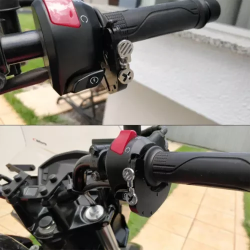 

Motorcycle Cruise Control Throttle Lock Assist Handlebar Top/ Bottom Kit Easy-To-Install Motorcycle Throttle Lock For Riding
