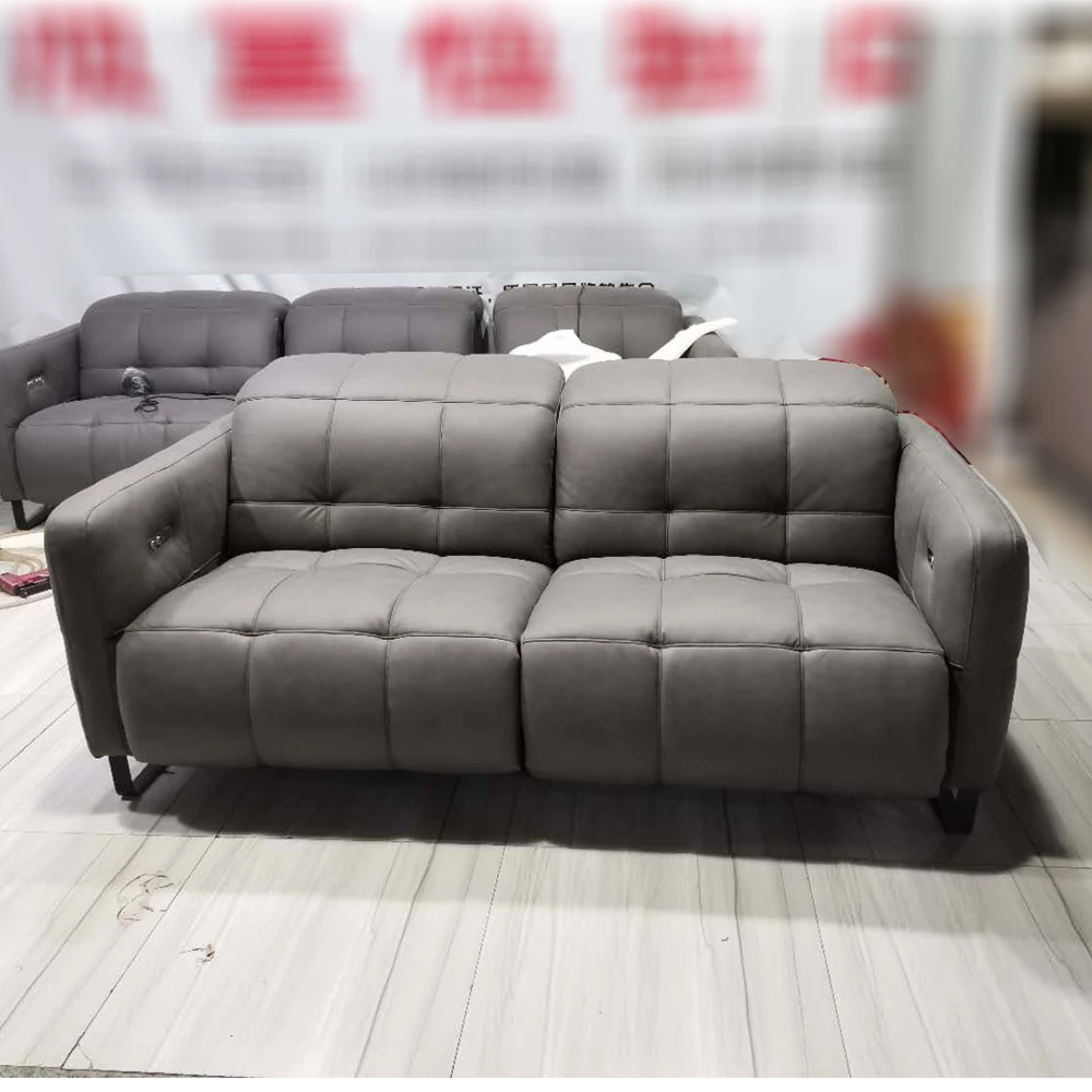 

Electric Reclining Seat Genuine Leather Sofa Cama Convertible Sofas Big Sofas Theater Seats Couch Grandes Sofás