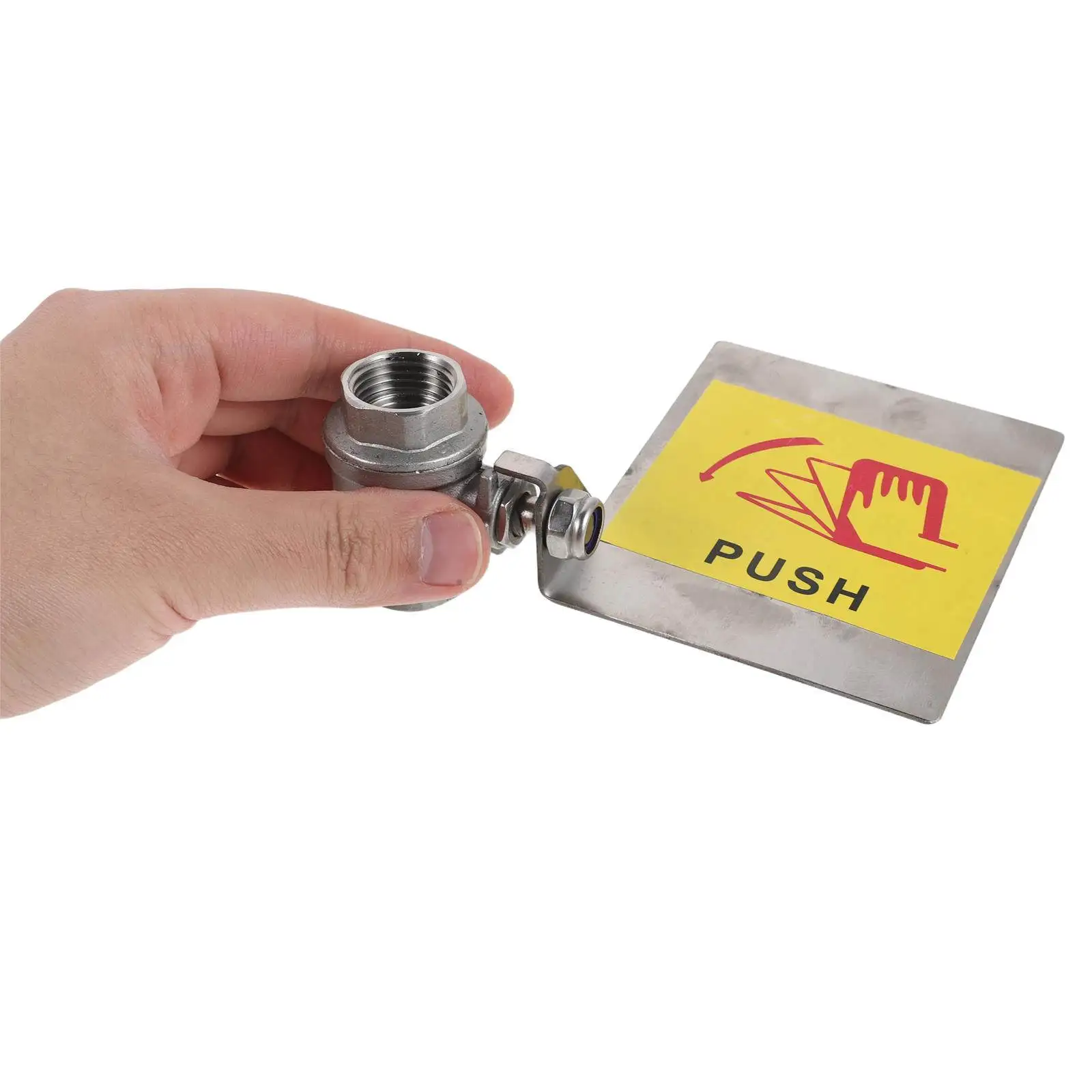 Corrosion Resistant Eyewash Station Replacement Valve Dn15 20Mm Push to Open Eyewash Valve for Industrial Safety Equipment