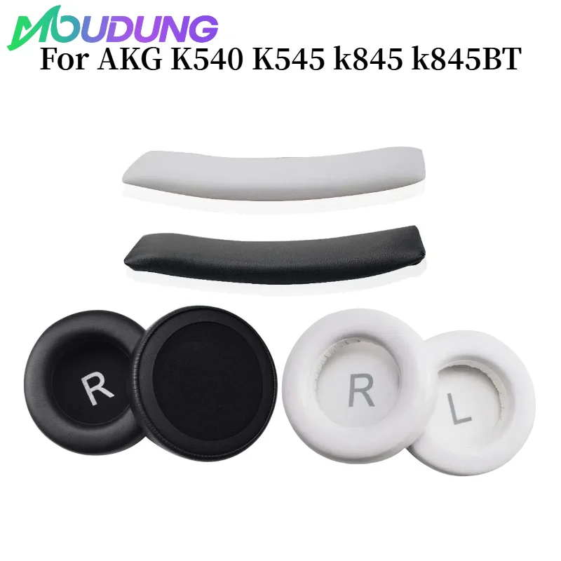 

MOUDUNG Replacement Ear Pads for AKG K540 K545 k845 k845BT Ear Pads Earphone Sleeve Head Beam Sponge Pad Leather Earmuffs