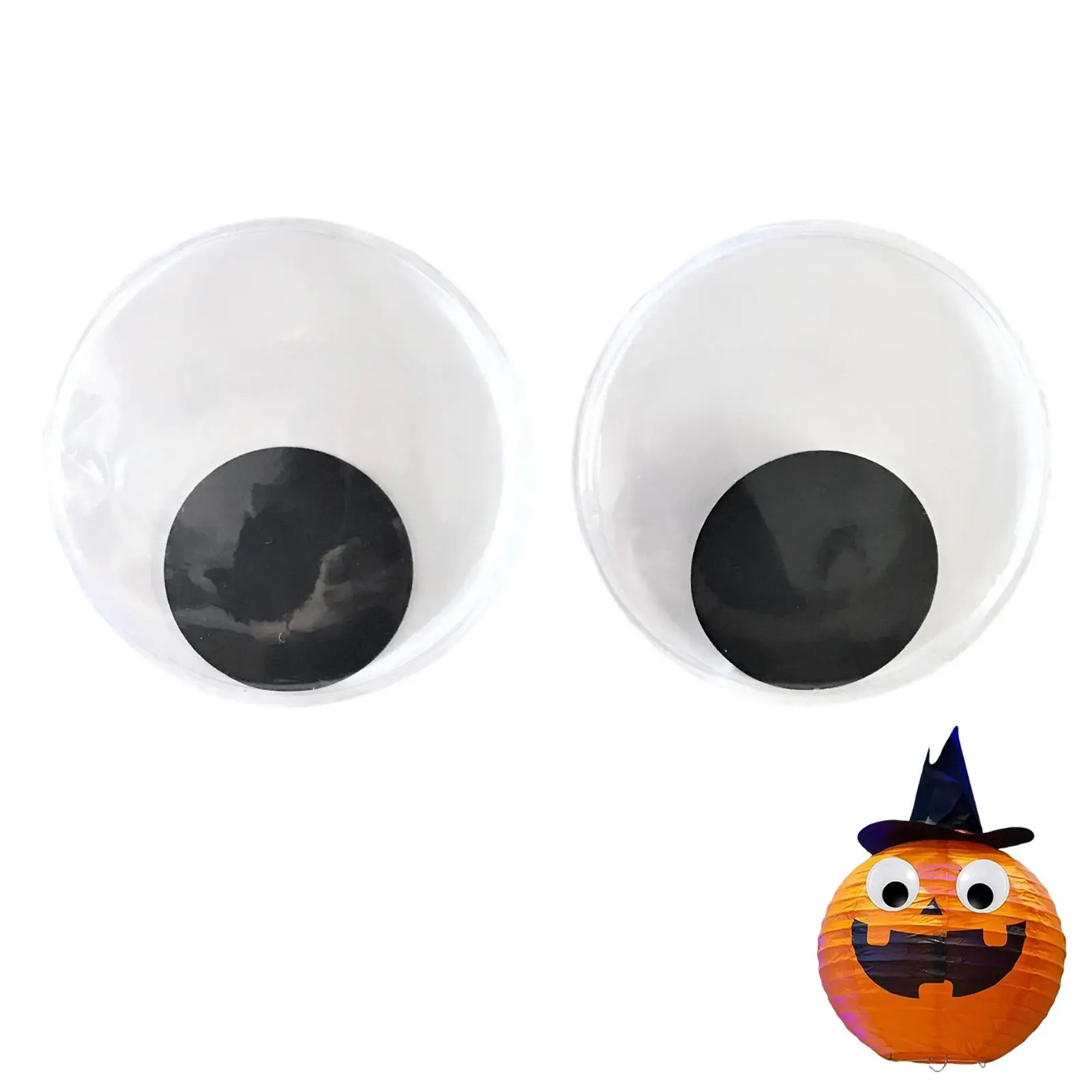 

Самоклеящиеся глаза Googly Eyes, 1 пара самоклеящихся широких глаз, принадлежности для рукоделия на Хэллоуин, товары для дома, праздника, вечеринки, стол