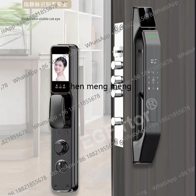 EGFirtor Finger Vein Recognition Smart Door Lock 3D Face Recognition Fingerprint Wifi Electronic Anti-theft Password Lock