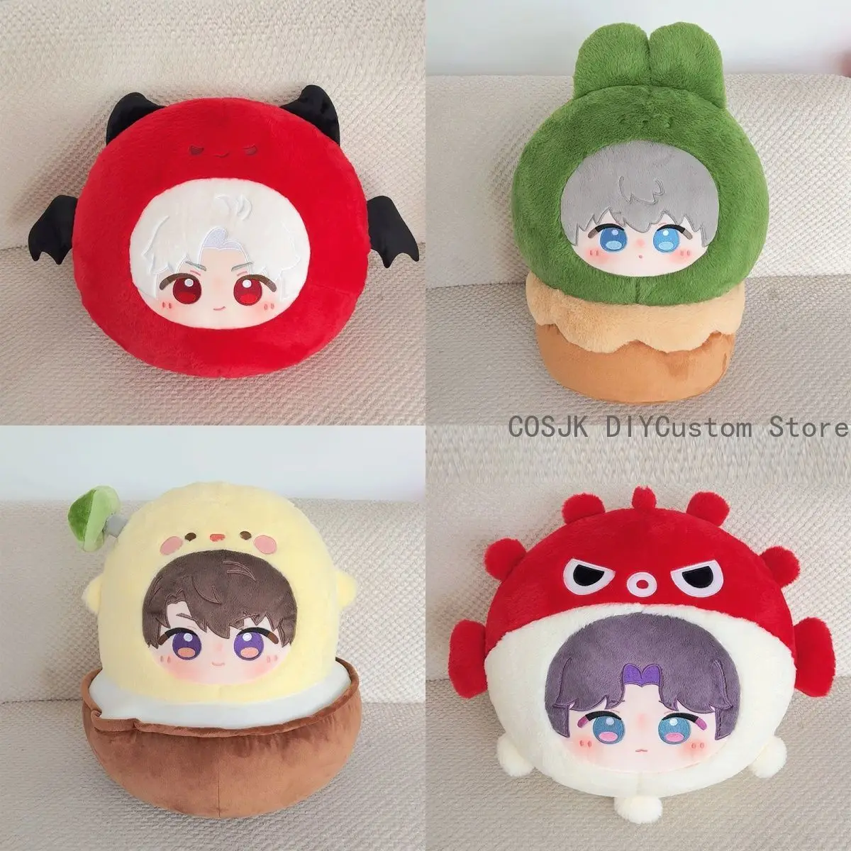 

Аниме Love and Deepspace Caleb Sylus Xavier Zayne Rafayel, кукольная подушка, диванные подушки, плюшевая фигурка, студенческая подушка для сна