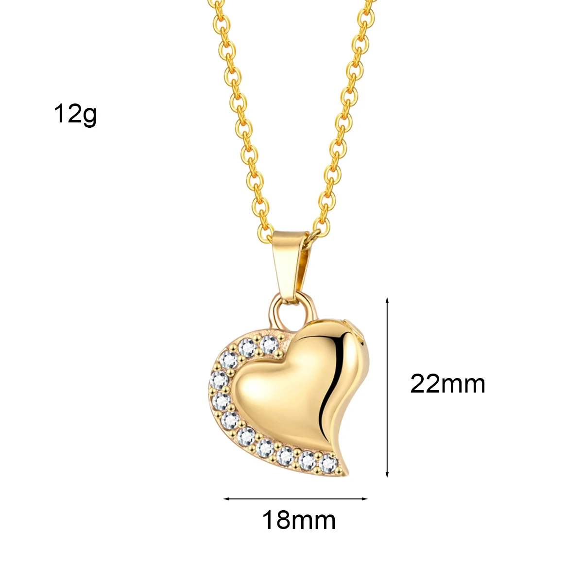 New Simply Crystal Heart Cremation Urn Necklace Funnel Fill Kit Keepsake Memorial Ashes Stainless Steel Pendant 2 Colors