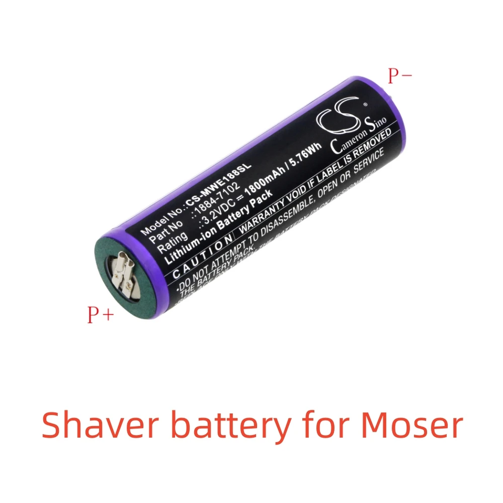 Li-ion Shaver battery for Moser,3.2v,1800mAh,Ermila 1884,Ermila 1885 Motion,