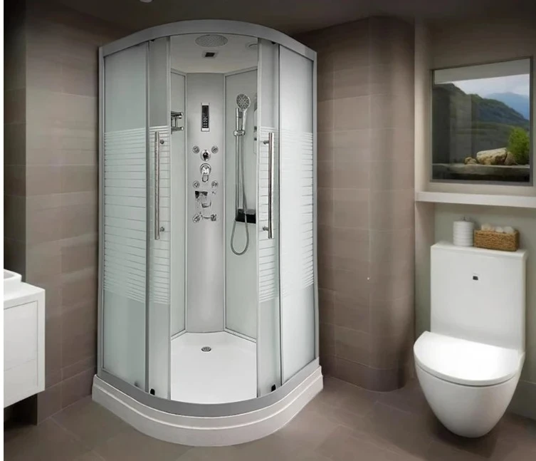 

Integral shower room Arc fan bathroom Fully enclosed partition Household integrated bath room Toilet