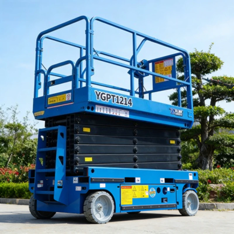 Self Propelled Electric Scissor Lift Customized Hydraulic Mobile Working Platform for Factory