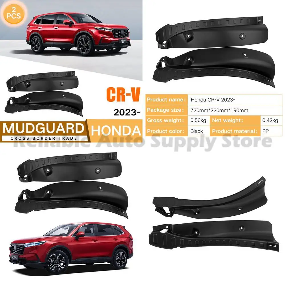 

For Honda CRV 2023 Rear Door Mud Flaps CR V Rear Wheel Front Liner Splash Guard Fender Trim Upgrade Premium Quality Durable Prot