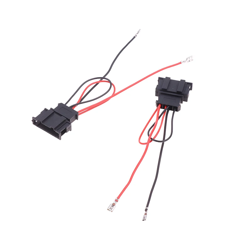 

New Grade 2Pcs Car Speaker Wire Harness Adaptor Replace Vehicle Connection Plug Cable Connector for Golf Seat Passat Accessories