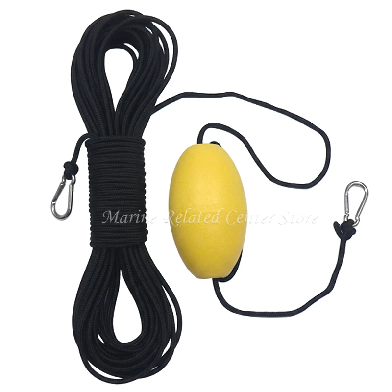 18/24 Inch Drift Sock Sea Anchor Drogue with 30ft Kayak Tow Rope Line Buoy Ball for Fishing Boat Trolling Sock
