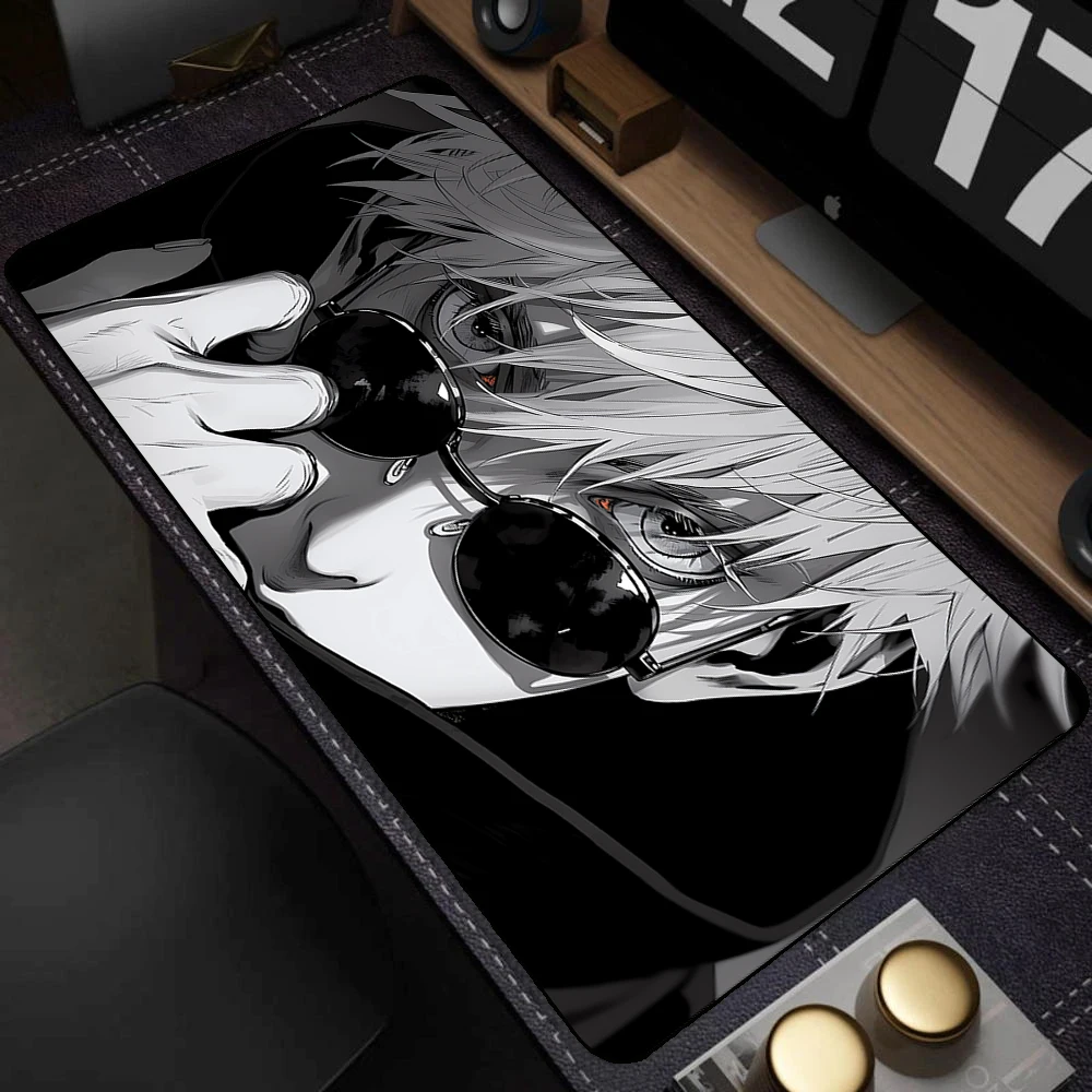 Jujutsu Kaisen Mouse Pad Anime Gojo Satoru Large Gaming Mousepad Gamer Company tastiera Mouse Mats tappeto Computer Desk Mat