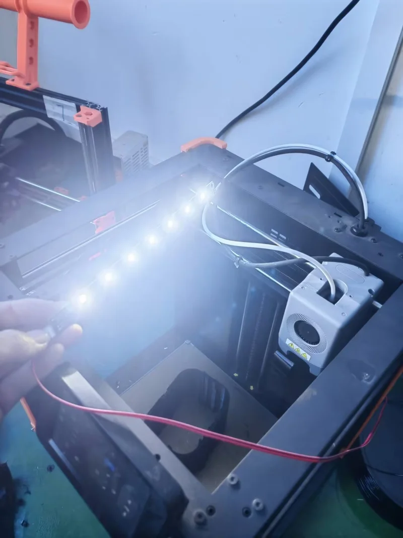 

Funssor Flashforge Adventurer 5M Pro 3D Printer LED Light 7pcs Lamp Beads with Bright White Lighting Strip for AD5X, AD5M