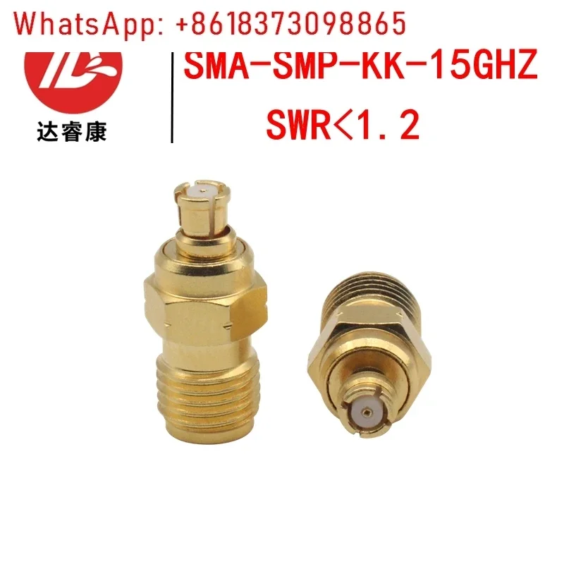 

10Pcs SMA to SMP-KK 15GHZ High Frequency Low Standing Wave SMA to SMP Female to Female GPO Adapter Test Head