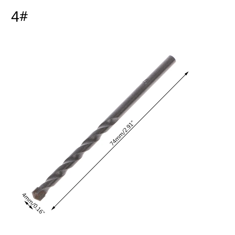 A2UD   Drill Bit Masonry Tipped Concrete Drilling 4/5/6/8/10mm Power f