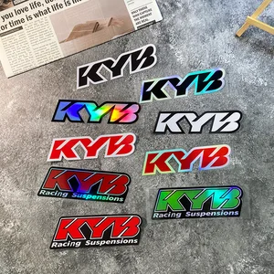 2PCS KYBモーターサイクルフロントフォークステッカー防水モトクロスサスペンションktm yamaha Honda Suzuki Kawasaki BMWのビニールデカール 6ベストセールススズキgixxer SFタンクカバー - №1
