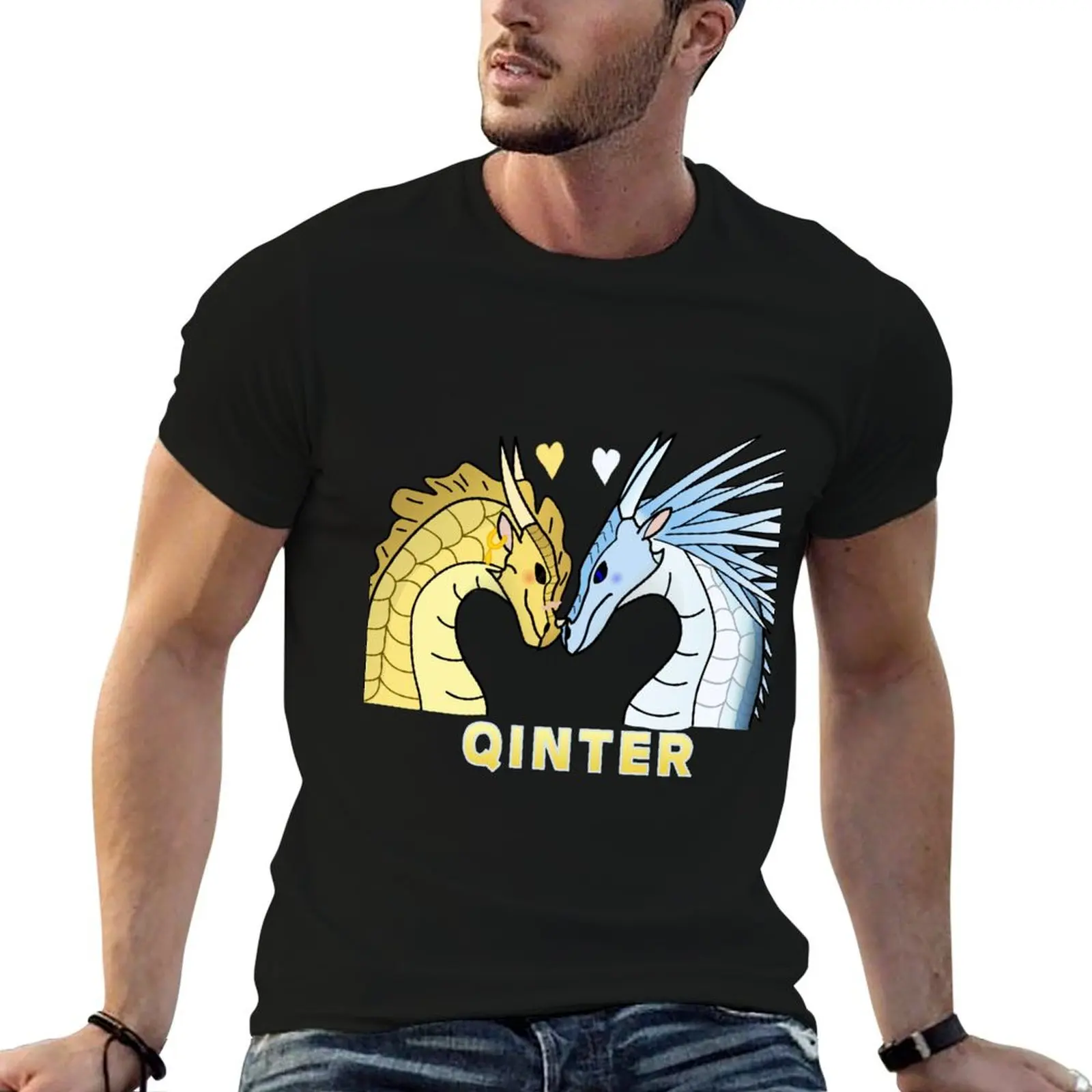 

Qinter - Winter and Qibli Wings of Fire T-Shirt man t shirt summer man t shirt designer T-Shirt