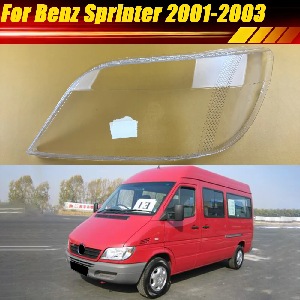 

For Mercedes-Benz Sprinter 2001 2002 2003 Headlamp Cover Lamp Shade Headlight Shell Lens Plexiglass Replace Original Lampshade