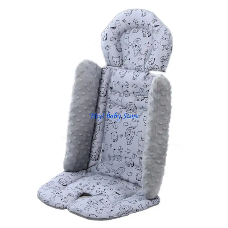 

Q1FE Baby Stroller Cushion Buggys Pushchair Baby Car Liner Baby Body Support Pad for Toddler Baby Pram Carriage Cushion