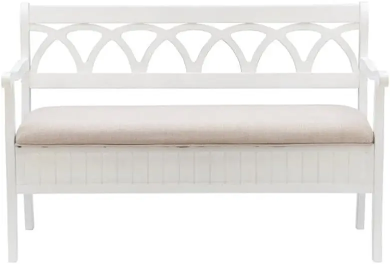 Banco Elliana para móveis, branco