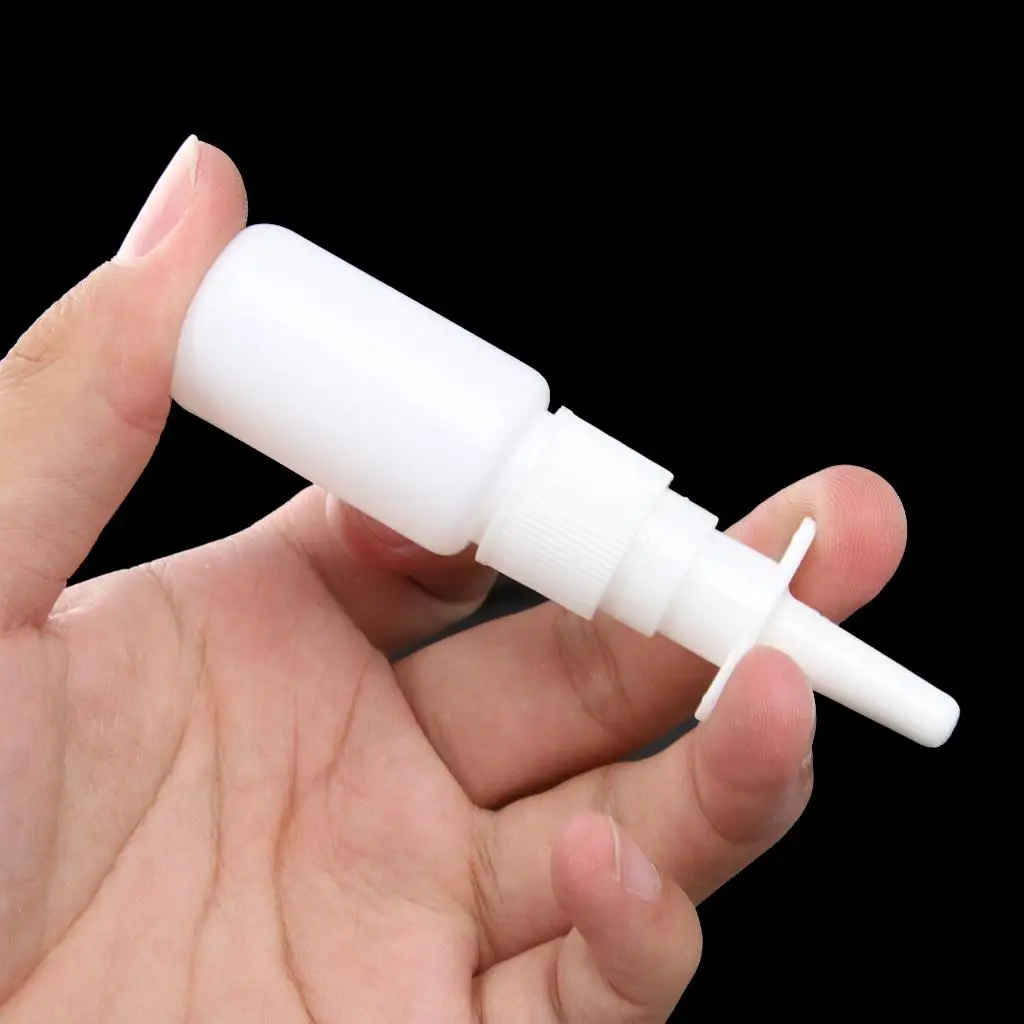 2 Packs Travel Empty Plastic Nasal Sprayer Pump Sprayer for Cosmetic Makeup