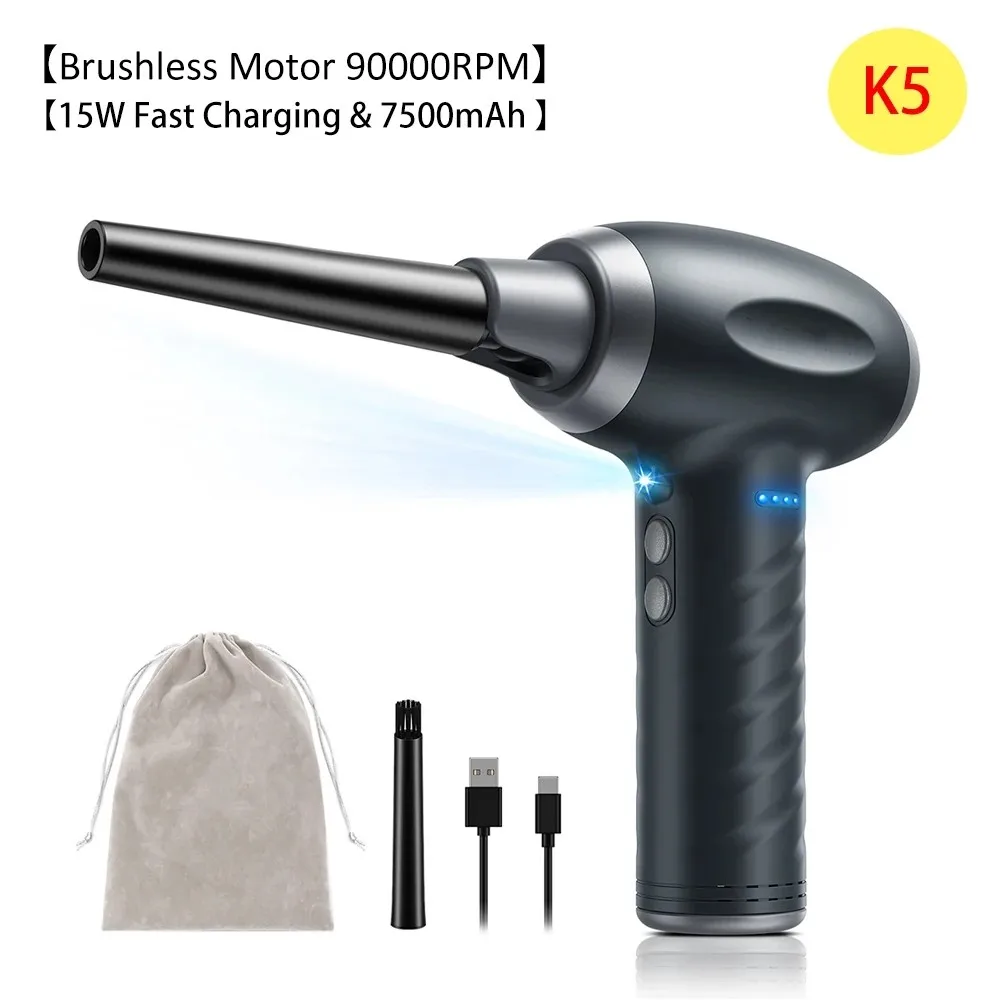 

Xiaomi Electric Air Duster K5 90000RPM Wireless Air Dust Blower for Computer Cleaning Keyboard Home Cleaning Machine