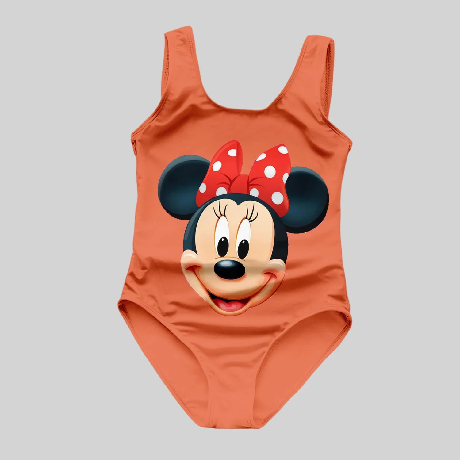 Summer New 3D Printed One-Piece Swimsuit Cute Mickey Mouse Women\'s Adult Sleeveless Swimsuit Girls Fashion Breathable Swimsuit