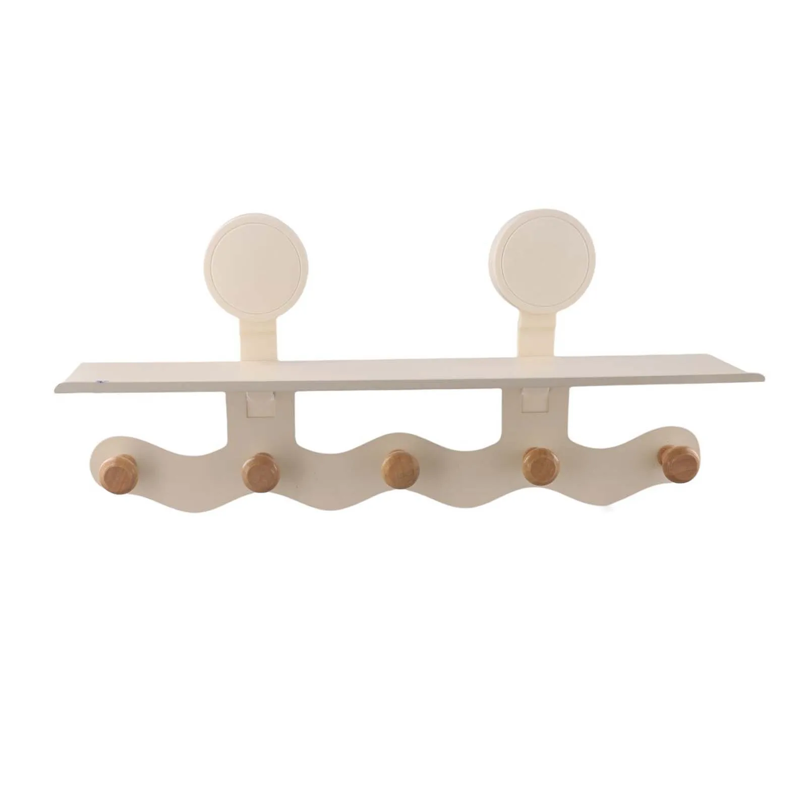 Carbon Steel Shelf Adsorption Type Rack Hassle-Free Installation Interior Decor Accessory Sleek Modern Design For Home
