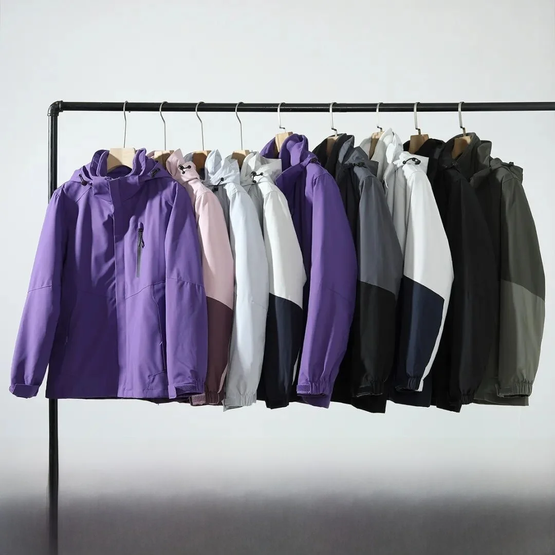 

All-Weather Series Multifunctional Tee-in-One Men's Jaet Coat Detachable Waterproof Autumn Winter Outdoor Sle Zipper Cl...