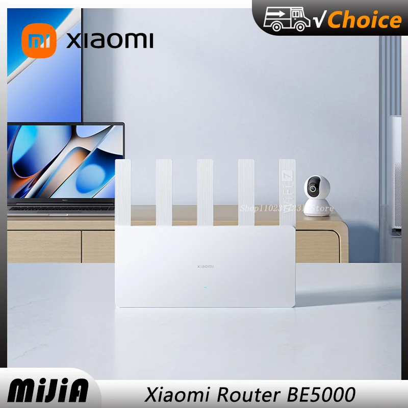 

НОВЫЙ маршрутизатор Xiaomi mijia BE5000 WiFi 7 2,5G 5011 Мбит/с Сетевой порт 512 МБ Память 2,4/5 ГГц Двойной широкополосный доступ Безопасность сети