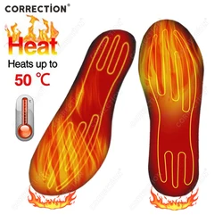 USB Heated Shoe Insoles Electric Foot Warming Pad Feet Warmer Sock Pad Mat Winter Outdoor Sports Heating Insole Winter Warm