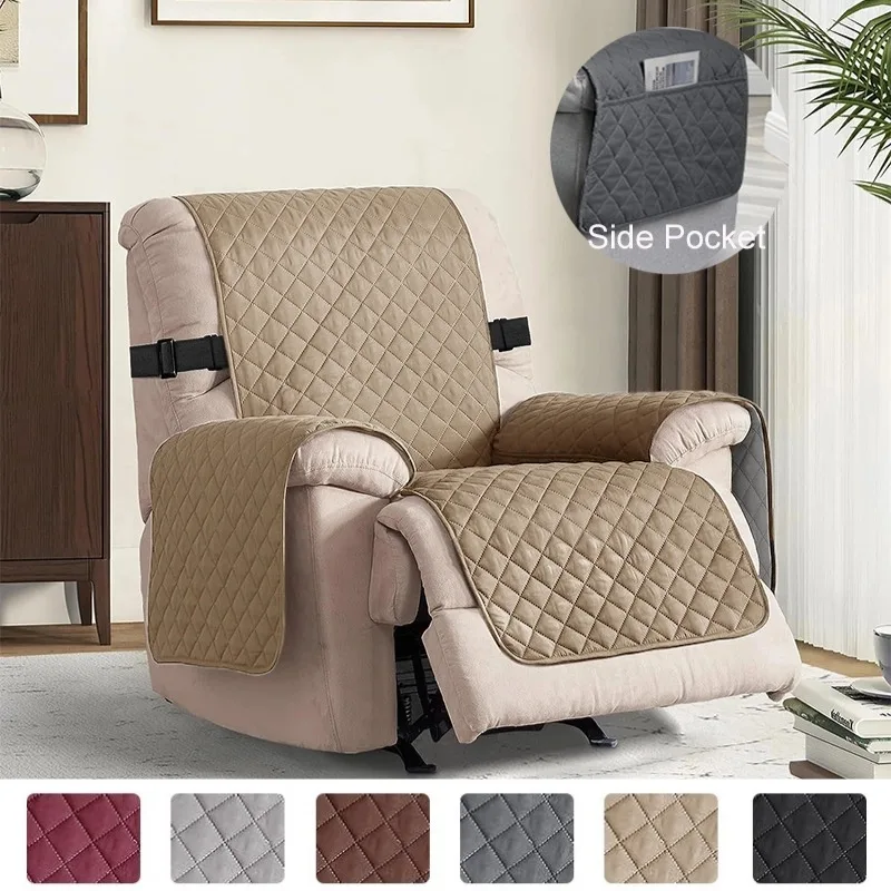 1-Sitzer Relaxsessel-Bezüge Rutschfester Wasserdichter Relaxsessel-Überzug für Haustiere, Hunde, Kinder, Akzentmatte, Einzelsessel-Schonbezug für Hotel und Zuhause