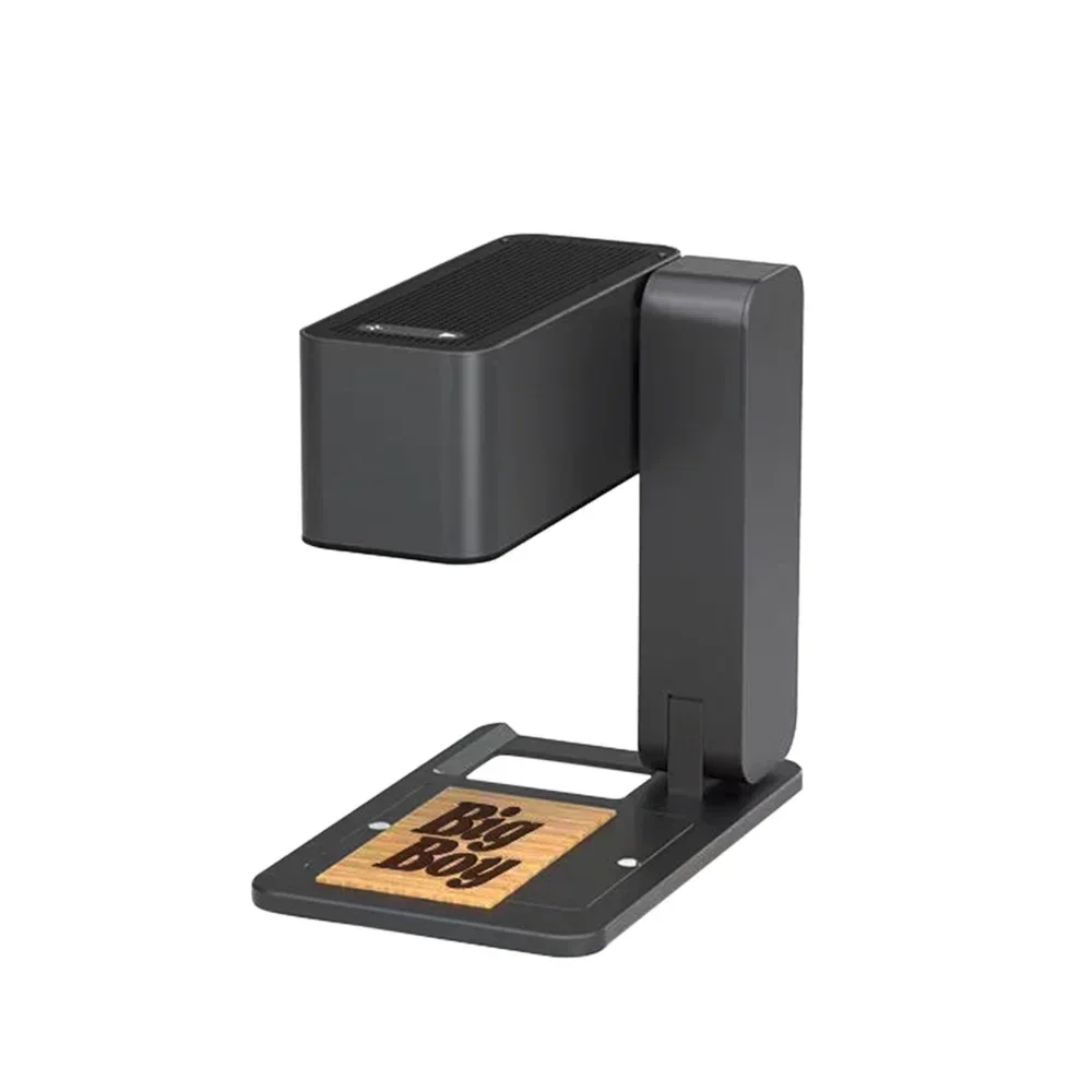 NOUVELLE mini machine de gravure pliante pour logo cuir bambou