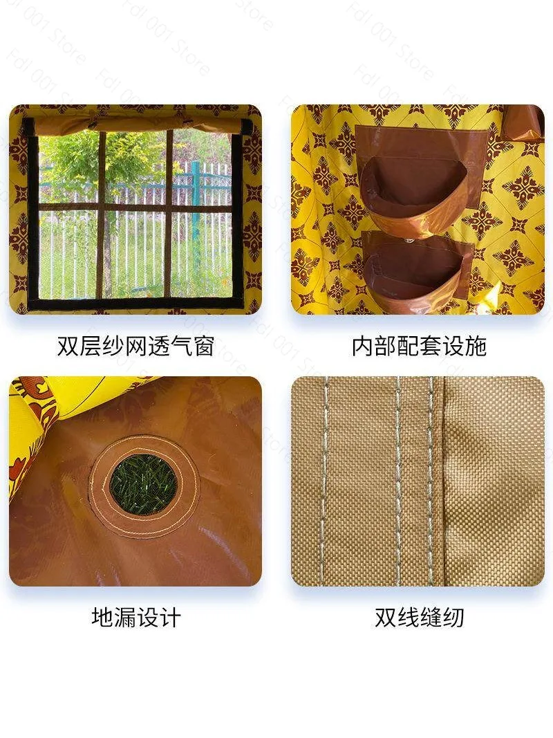 Customized Middle East Portable Mobile Toilet Tent Dust-proof Arabic Style Camping Tent Inflatable Free Building