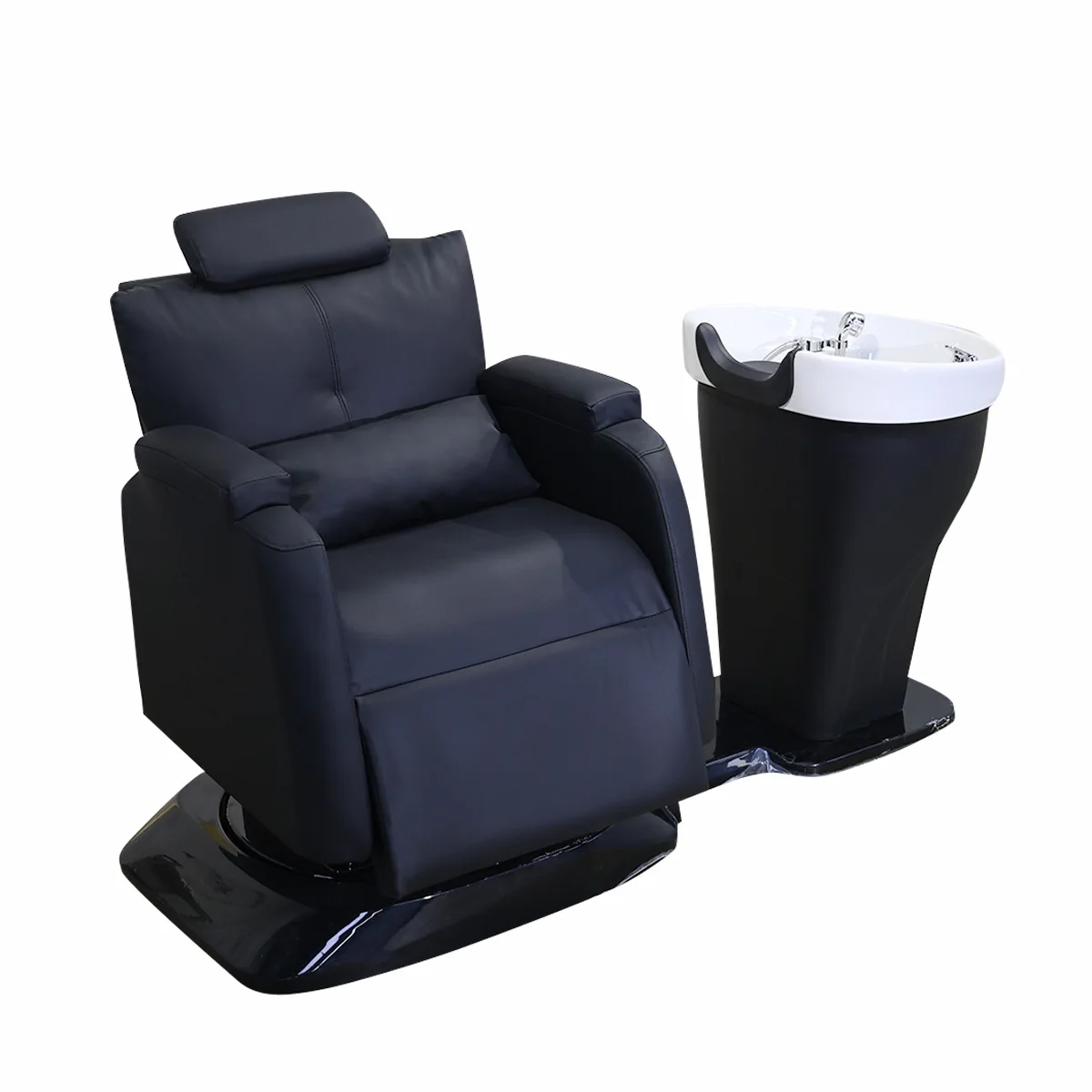 LMM intelligent automatic electric hair chair flushing bed scalp care chair multi-functional rotating one