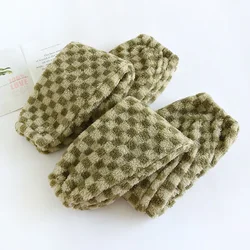 2026 Autumn/Winter New Couple Coral Fleece Sleeping Pants Men's and Women's Plush Thickened Pants Flannel Home Pants Bottoms