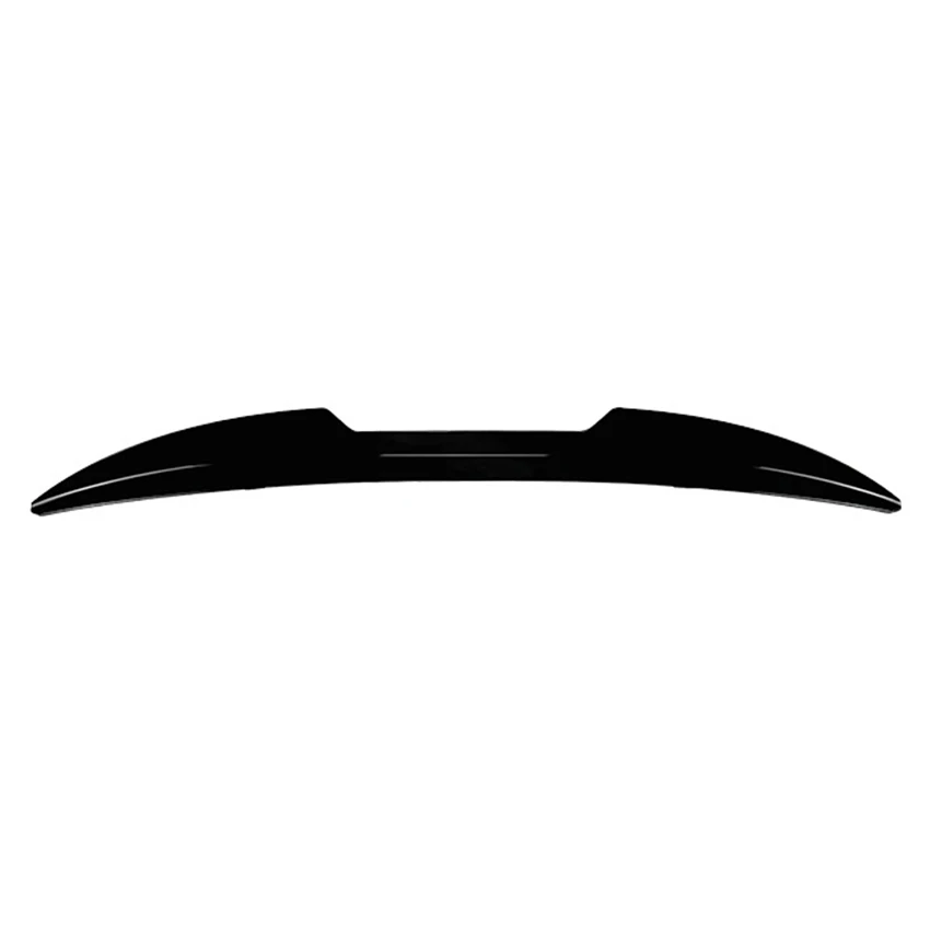 Car Rear Roof Trunk Spoiler Rear Wing Lip Trim Sticker Styling Body Kit For Volkswagen ID.3 2019-2023 Glossy black