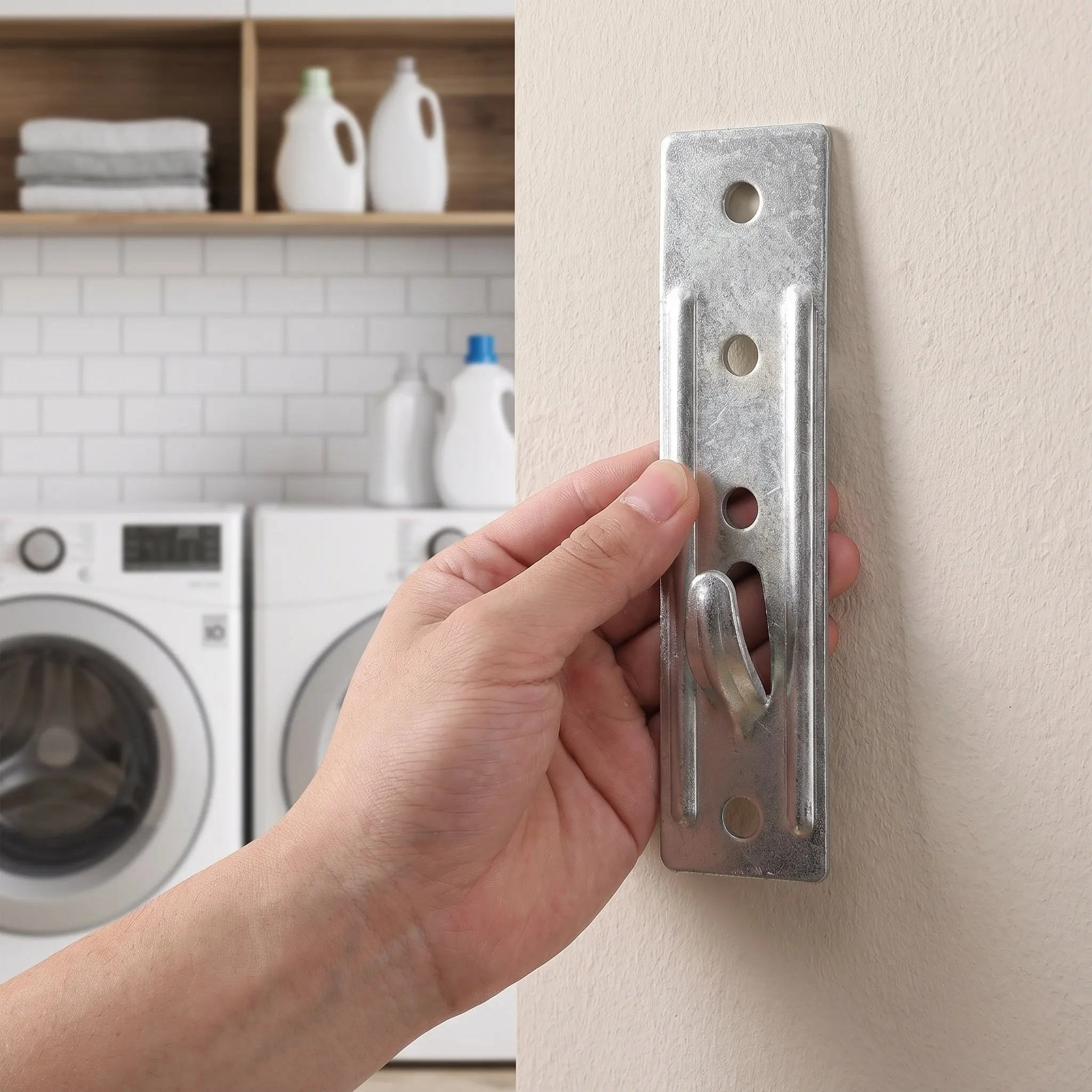 2pcs Electric Water Heater Wall Mount Bracket Invisible Wall Hanging Support Shelf Bracket Plate Wall Mounting Hangers