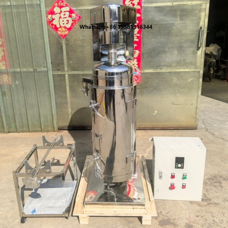 Vertical High Speed Continuous tubular Centrifuge for Industrial Oil-Water Separation & Impurity Removal
